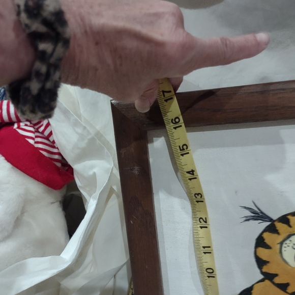 Garfield and Odie canvas painting framed art collectables rare - Picture 3 of 12